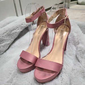 Guess pink heels 5"